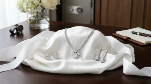 Fine jewelry displayed for Palm Beach collateral loan appraisal